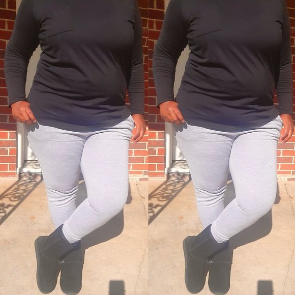 Grey Sweatpants with Drawstring Waist, Ladies Jogger Sweatpants Grey - Picture 1 of 5
